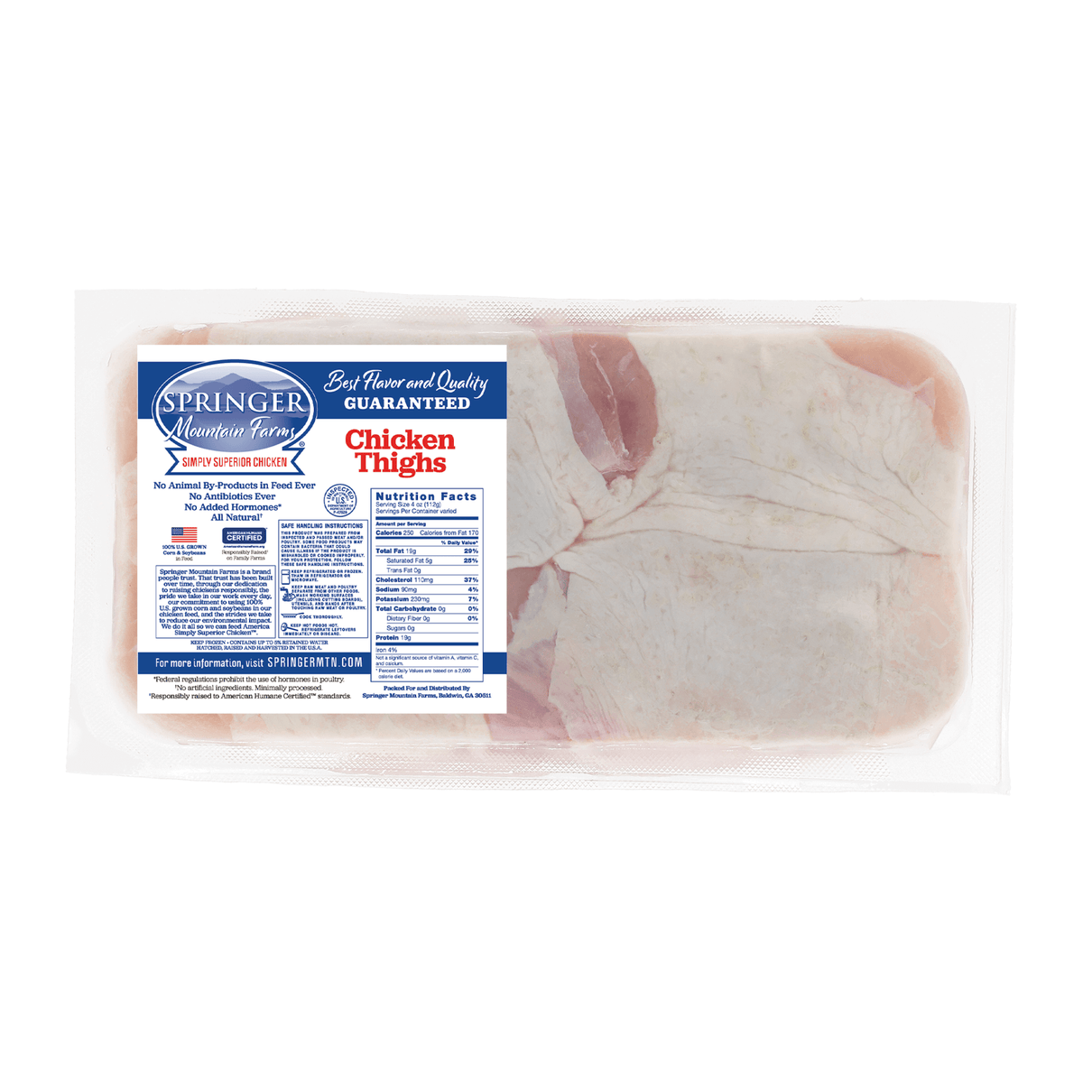 Springer Mountain Farms Chicken Thighs