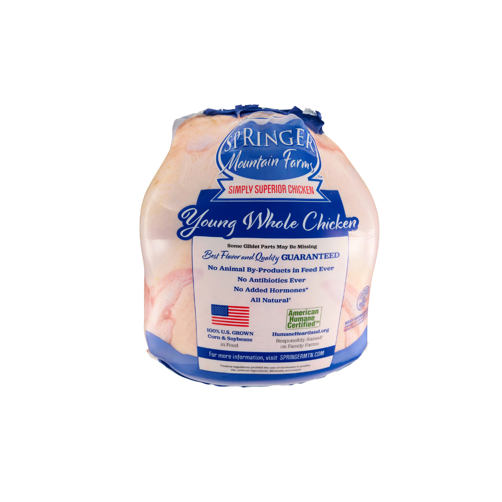 Springer Mountain Whole Chicken - Bundle Pack
