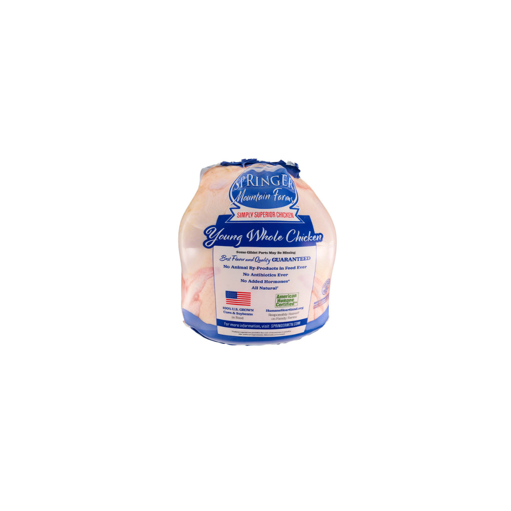 Springer Mountain Whole Chicken