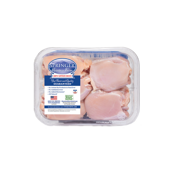 Springer Mountain Farms Boneless Skinless Chicken Thighs - Feed the Party