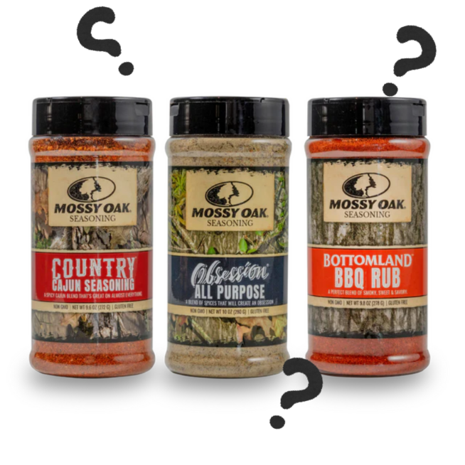 Mystery Mossy Oak Seasoning