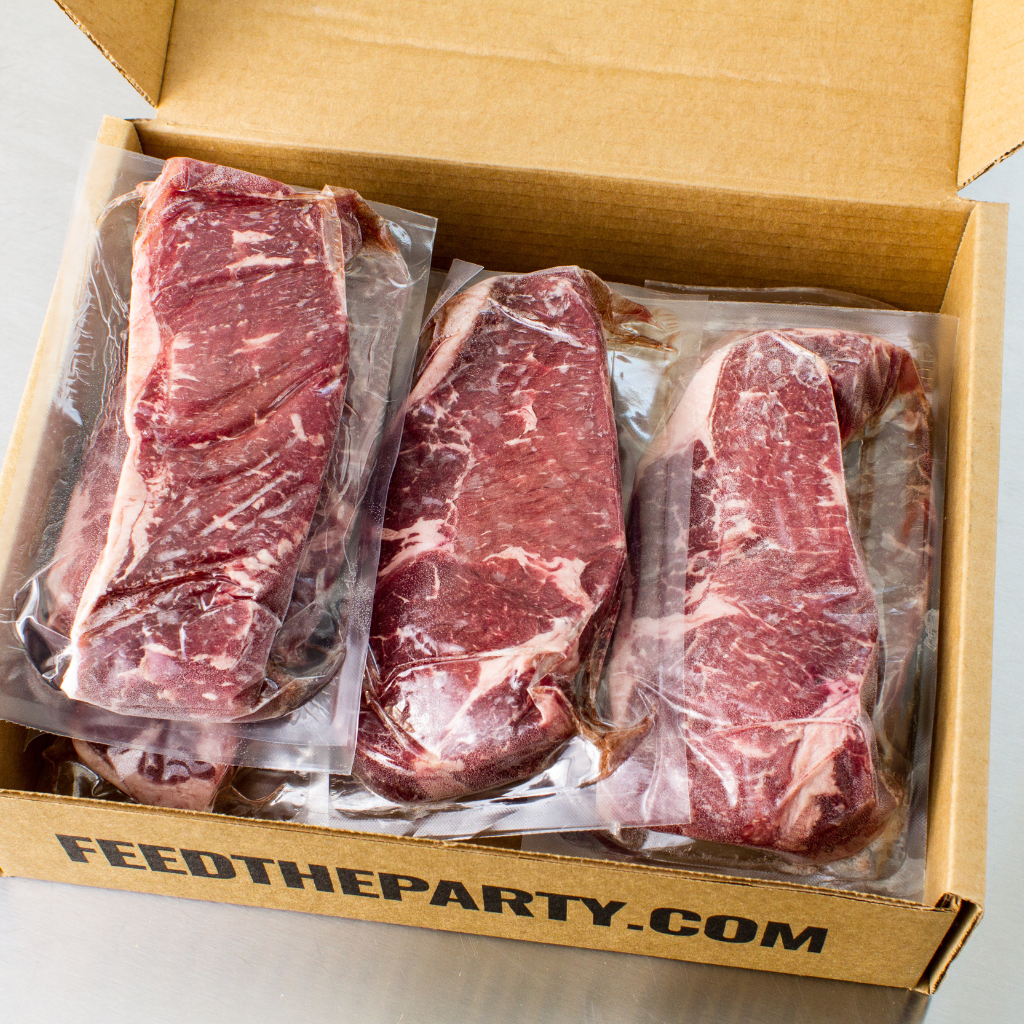 New York Strip Steaks