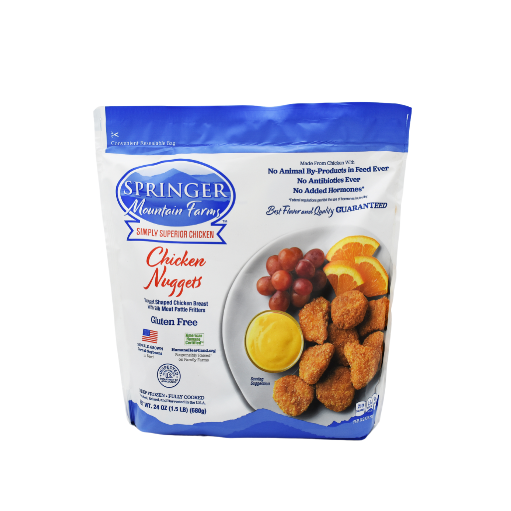 Springer Mountain Farms Gluten Free Chicken Nuggets